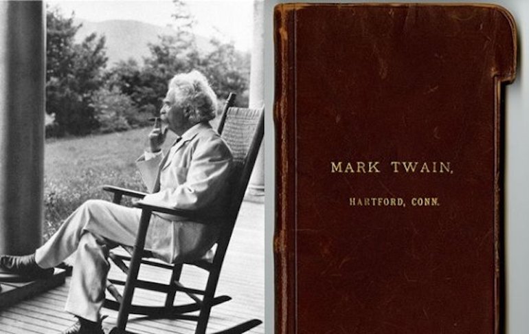 Mark Twain và thói quen dùng sổ ghi chép