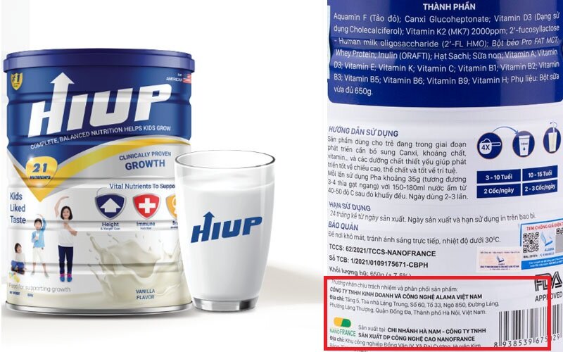 Nguồn gốc xuất xứ sữa Hiup được sản xuất tại Việt Nam